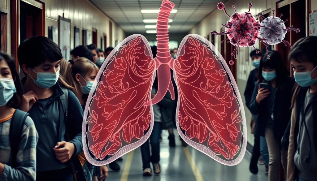 is walking pneumonia contagious